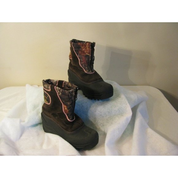 Falls Creek Girls Youth Size 2 Winter Snow Boots - Picture 8 of 8